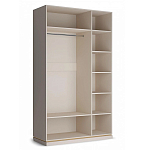 Шкаф трёхстворчатый платяной Satin Furniture варинант исполнения - 2 | Loft Concept в Костроме