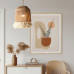 Люстра круглая плетеная с кисточками Small Solar Glow варинант исполнения - 1 | Loft Concept в Костроме