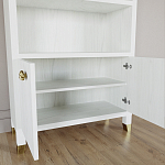 Книжный Стеллаж Elsa Dreams White с задней стенкой варинант исполнения - 3 | Loft Concept в Костроме