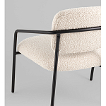 Кресло лаунж Rooney букле белый варинант исполнения - 3 | Loft Concept в Костроме