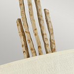 Бра с белым абажуром и элементами в виде натуральных веток Hinkley варинант исполнения - 2 | Loft Concept в Костроме