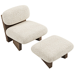 Кресло с оттоманкой Hawaii варинант исполнения - 2 | Loft Concept в Костроме