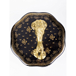 Шкатулка черного цвета с крышкой с фигуркой льва Eden Garden варинант исполнения - 5 | Loft Concept в Костроме