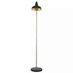 Торшер с плафоном в форме купола в сочетании черного и золотистого цвета Minimalist Execution варинант исполнения - 3 | Loft Concept в Костроме