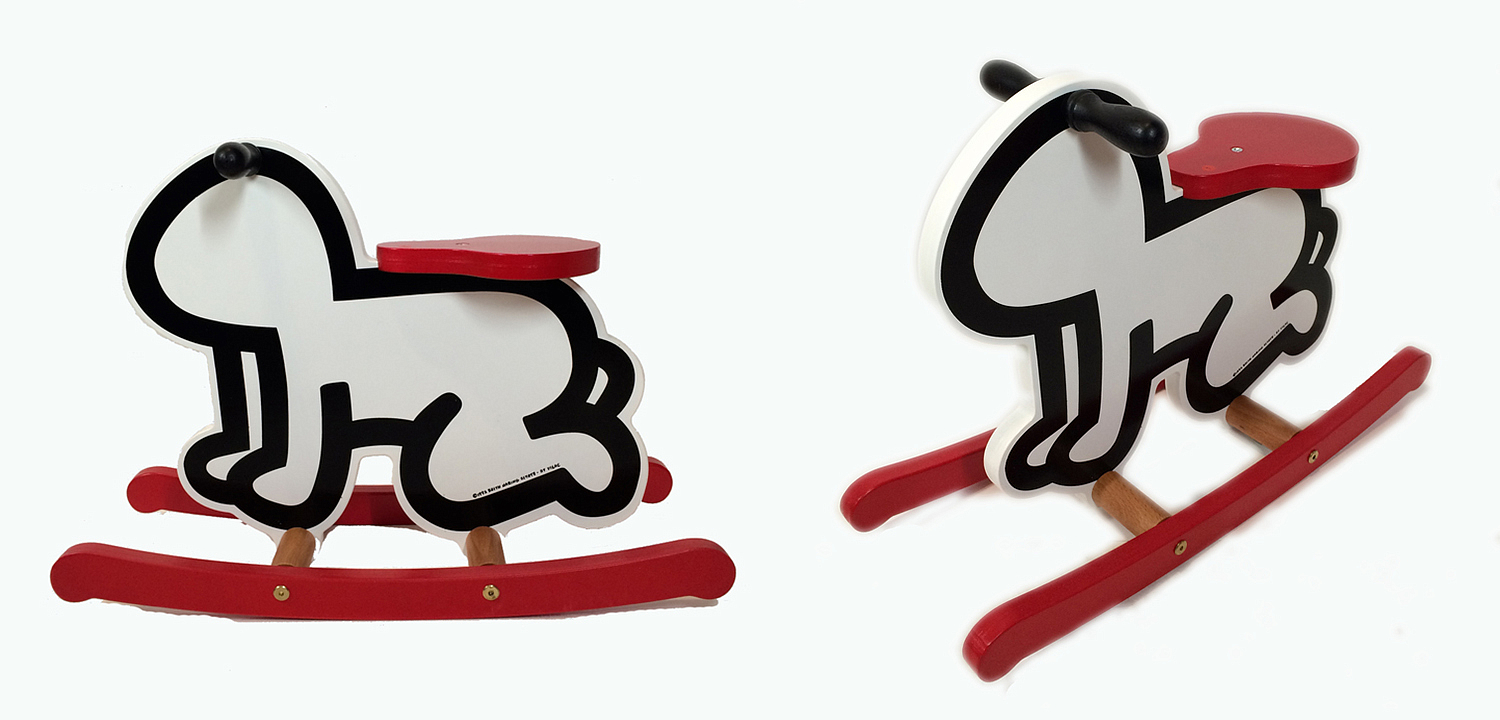 Детская деревянная качалка VILAC KEITH HARING ROCKER BABY TOY-WHITE Детская деревянная качалка VILAC KEITH HARING ROCKER BABY TOY-WHITE - Loft-Concept в Костроме