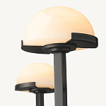 Люстрас 6-ю мраморными плафонами в форме купола Light Warm Light варинант исполнения - 1 | Loft Concept в Костроме