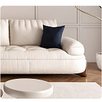 Диван кожаный с каркасом из массива дерева Furniture Medieval варинант исполнения - 4 | Loft Concept в Костроме