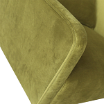 Кресло велюровое оливковое с подушкой Relaxation Soft варинант исполнения - 3 | Loft Concept в Костроме
