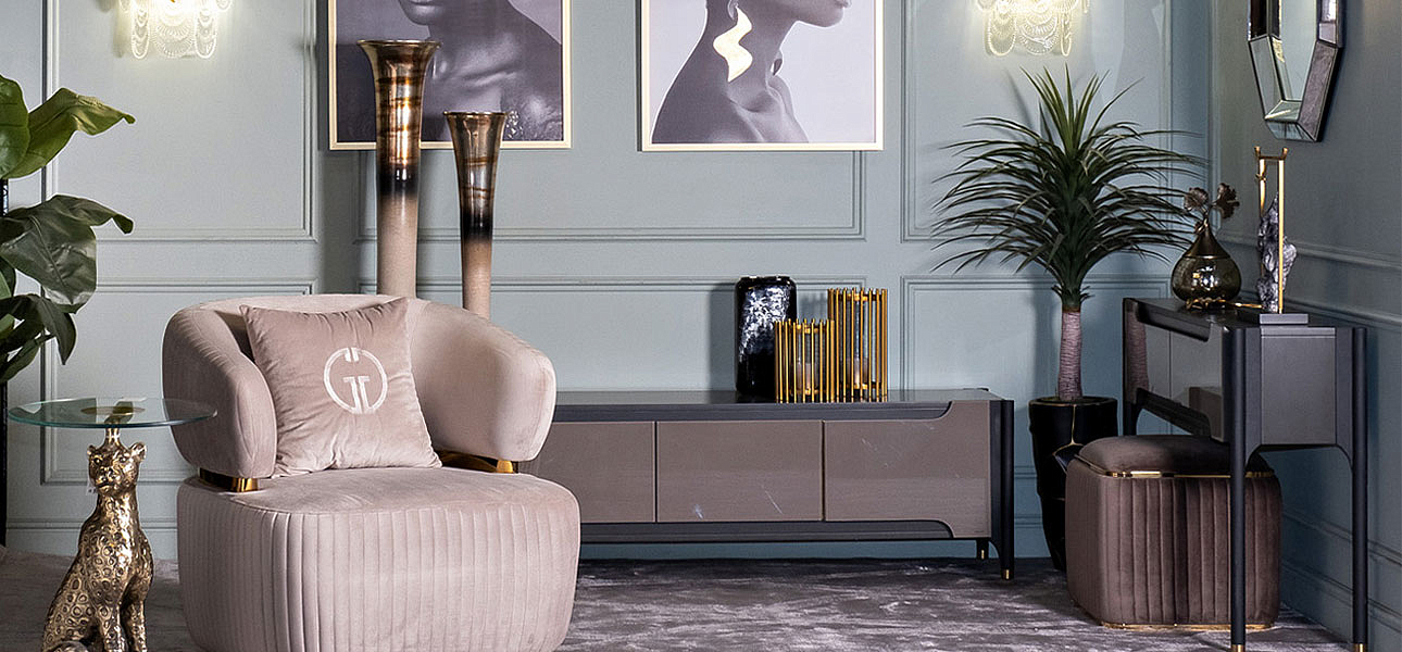 Ваза бежевый конус Sophia 100 Ваза бежевый конус Sophia 100 - Loft-Concept в Костроме