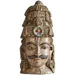 Арт-объект на стену Маска из массива акации Acacia Mask варинант исполнения - 6 | Loft Concept в Костроме