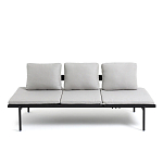 Диван-шезлонг черный Annet варинант исполнения - 1 | Loft Concept в Костроме