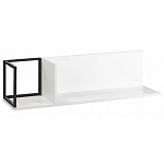 Полка навесная белая открытая Strict Lines  варинант исполнения - 1 | Loft Concept в Костроме