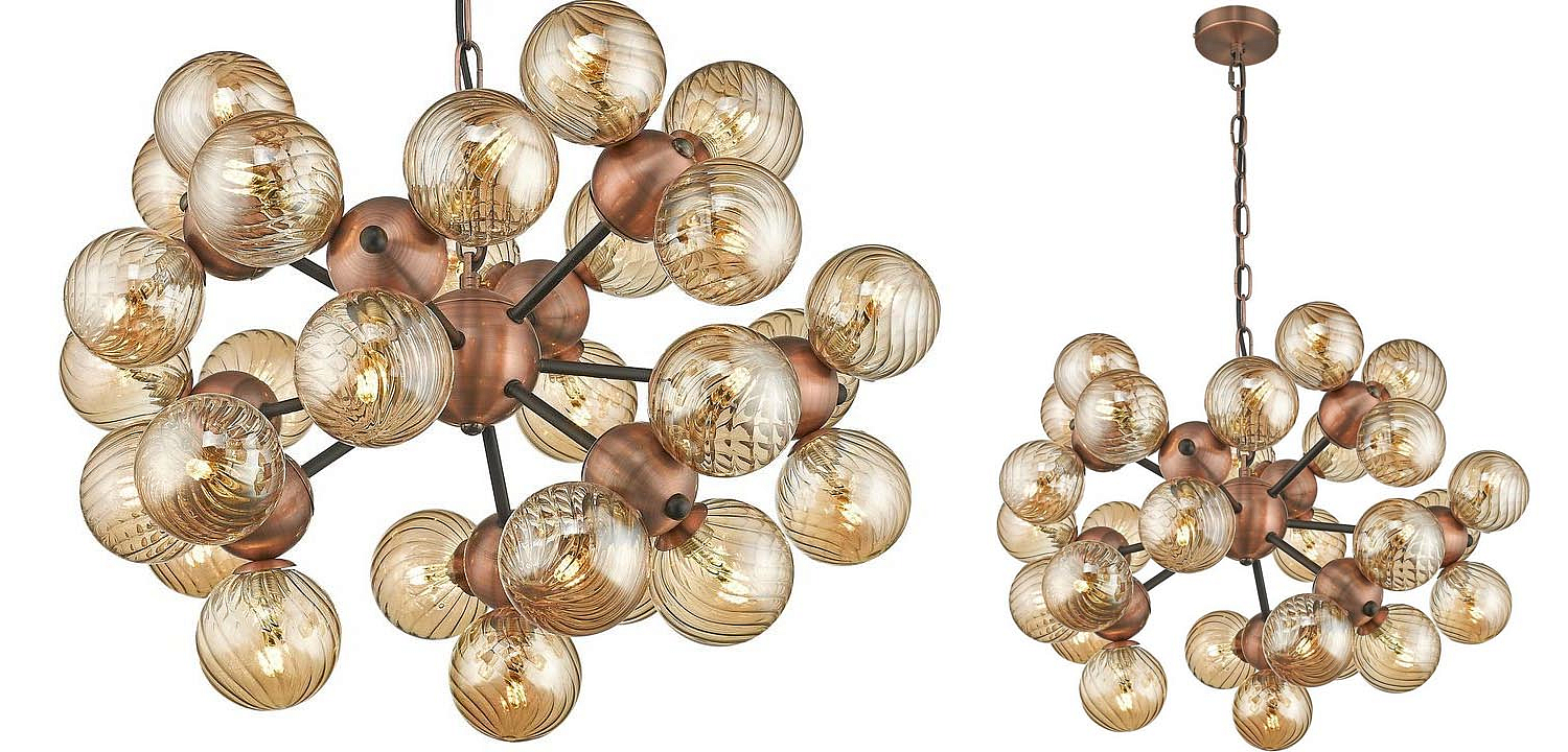 Люстра Berries Chandelier Amber 50 Люстра Berries Chandelier Amber 50 - Loft-Concept в Костроме