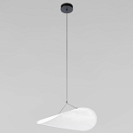 Подвесной светильник с белым тканевым плафоном в форме облака Crystal Cloud Junction варинант исполнения - 2 | Loft Concept в Костроме