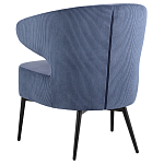 Современное мягкое кресло на металлических ножках Rakush Blue варинант исполнения - 4 | Loft Concept в Костроме