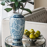 Ваза с синим цветочным орнаментом Blue & White Ornament  варинант исполнения - 4 | Loft Concept в Костроме