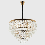 Люстра с прямоугольными хрустальными подвесками Lunet Crystal Rectangulars Chandelier 12 варинант исполнения - 3 | Loft Concept в Костроме