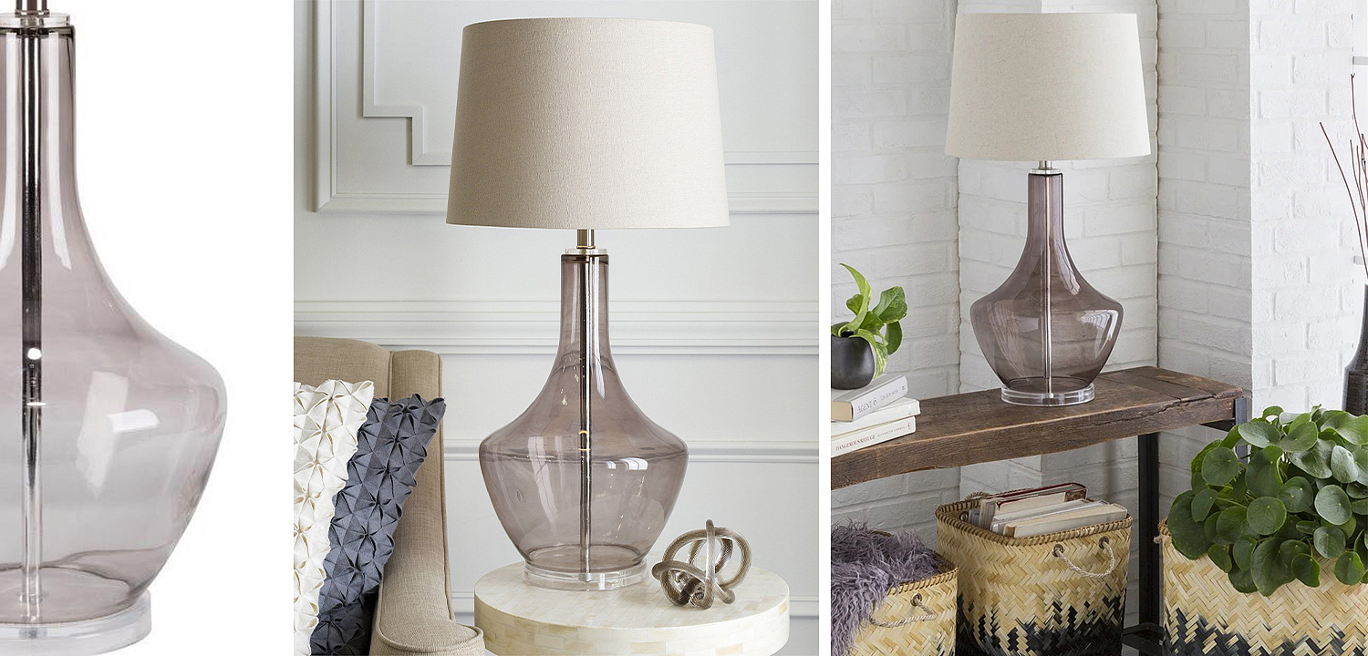 Настольная лампа Fantina Table lamp gray Настольная лампа Fantina Table lamp gray - Loft-Concept в Костроме