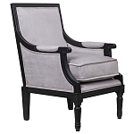 Кресло Harry Armchair black and grey velour варинант исполнения - 1 | Loft Concept в Костроме