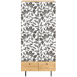 Шкаф с принтом Leaf bouquet варинант исполнения - 2 | Loft Concept в Костроме