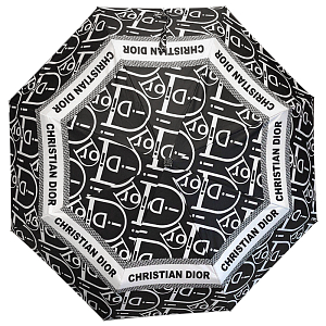 Зонт раскладной CHRISTIAN DIOR дизайн 009 Черный цвет
