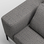 Мебельная ткань Шенилл серый цвет 142 см T4-46 варинант исполнения - 9 | Loft Concept в Костроме