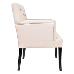 Кресло Addison Chic Armchair beige flax варинант исполнения - 1 | Loft Concept в Костроме