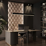 Гипсовая 3D панель с принтографией PM-108 варинант исполнения - 6 | Loft Concept в Костроме