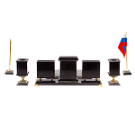 Настольный письменный набор из нефрита на ножках Executive Recruitment варинант исполнения - 5 | Loft Concept в Костроме