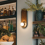 Бра с декором из плетеного бамбука Wicker Oval Lamp варинант исполнения - 3 | Loft Concept в Костроме