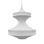 Подвесной вязаный белый светильник «Моника» варинант исполнения - 1 | Loft Concept в Костроме