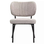 Стул мягкий с серо-бежевой буклированной обивкой Inspiration from Provence варинант исполнения - 1 | Loft Concept в Костроме