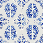 Плитка с узором Мозг варинант исполнения - 1 | Loft Concept в Костроме