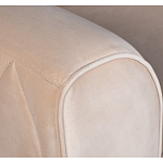 Кресло велюровое бежевое Cubic Silhouette варинант исполнения - 3 | Loft Concept в Костроме