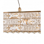 Люстра волнистой формы с текстурной огранкой Reflection of Reality варинант исполнения - 4 | Loft Concept в Костроме