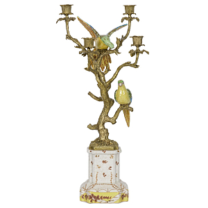 Бронзовый подсвечник на 4 свечки Eden Garden