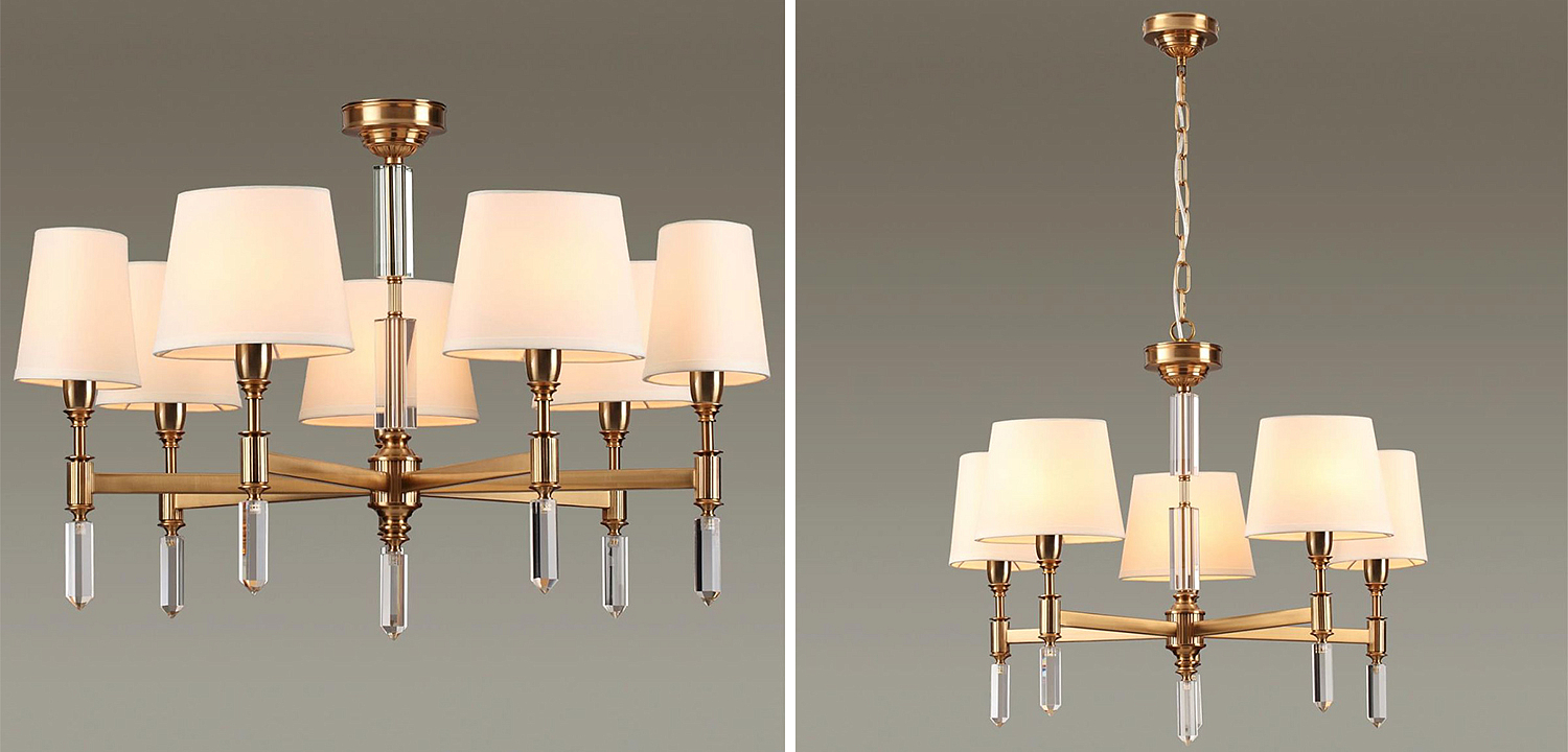 Люстра Ramona White Chandelier Люстра Ramona White Chandelier - Loft-Concept в Костроме