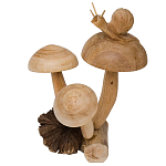 Статуэтка из дерева улитка Animals of the World варинант исполнения - 2 | Loft Concept в Костроме