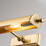 Светильник для картин цвета состаренная латунь с широким плафоном на прямоугольном основании Elstead Lighting варинант исполнения - 8 | Loft Concept в Костроме