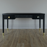 Письменный стол Elsa Dreams Black Шпон дерево с двумя ящиками варинант исполнения - 1 | Loft Concept в Костроме