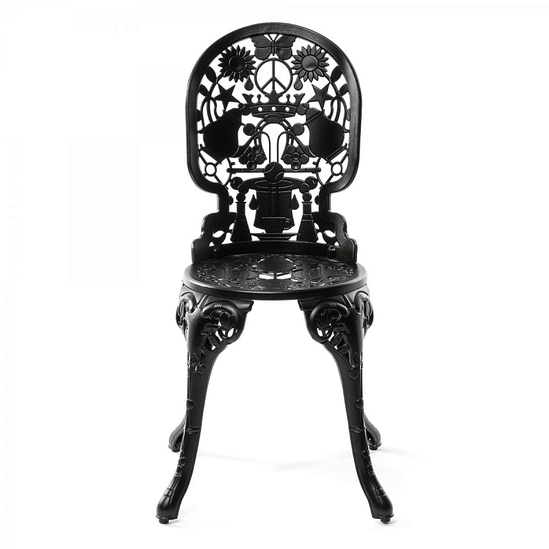 Стул Seletti Industry Collection ALUMINIUM CHAIR – BLACK Черный Стул Seletti Industry Collection ALUMINIUM CHAIR – BLACK Черный в Костроме | Loft Concept
