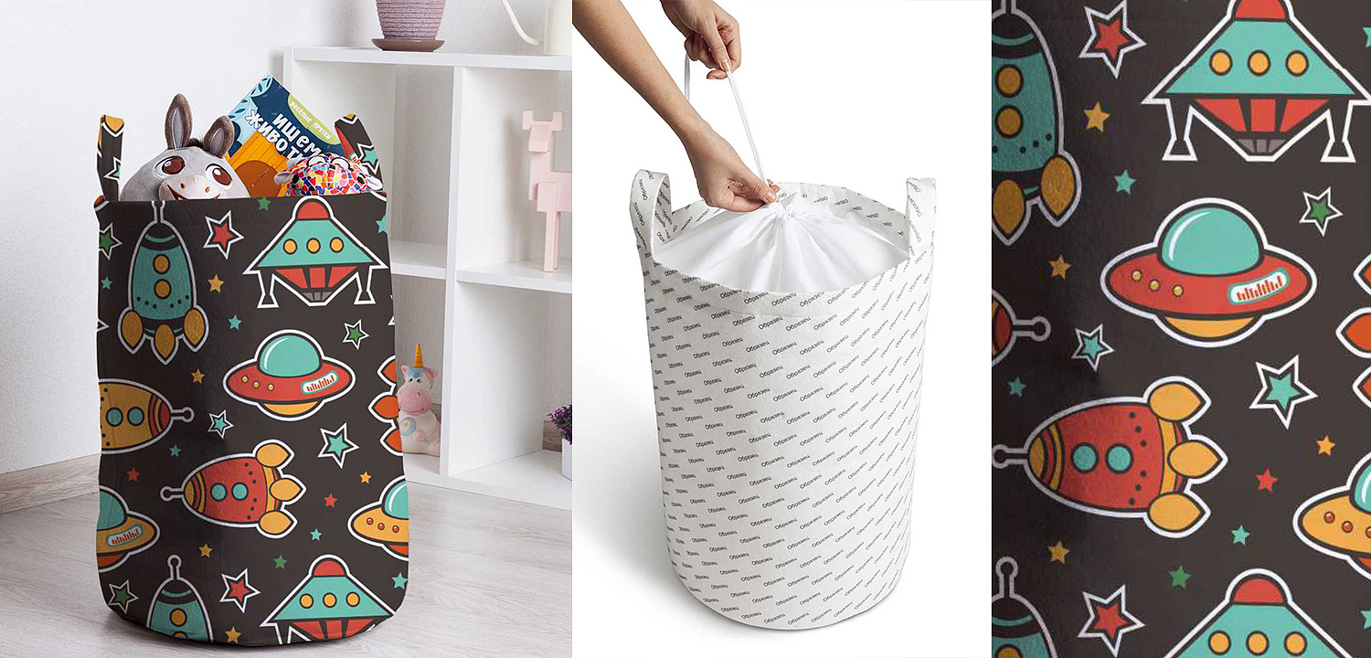 Корзина Space Pattern Basket Корзина Space Pattern Basket - Loft-Concept в Костроме