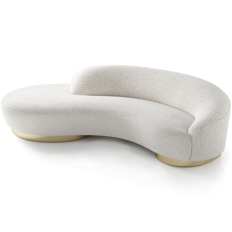 Диван Bjorn Sofa Молочный Латунь Диван Bjorn Sofa Молочный Латунь в Костроме | Loft Concept