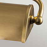 Светильник для картин цвета состаренная латунь с широким плафоном на прямоугольном основании Elstead Lighting варинант исполнения - 11 | Loft Concept в Костроме