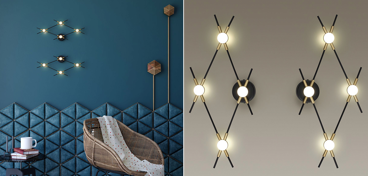Бра Ake Rhombus Sconce Бра Ake Rhombus Sconce - Loft-Concept в Костроме