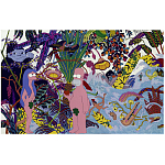 Homer Simpson in Paradise картина акрил на холсте варинант исполнения - 4 | Loft Concept в Костроме