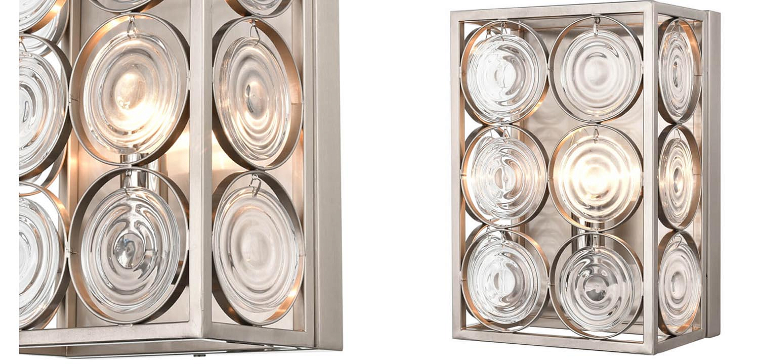 Бра Edalina Sconce nickel satin Бра Edalina Sconce nickel satin - Loft-Concept в Костроме