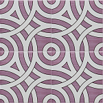 Дизайнерская плитка с узором Петли варинант исполнения - 3 | Loft Concept в Костроме