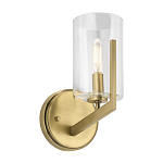 Бра с прозрачным плафоном в форме цилиндра Kichler варинант исполнения - 1 | Loft Concept в Костроме