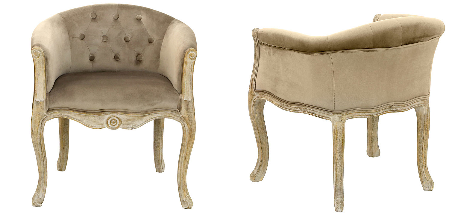 Кресло French Provence Armchair Roderic beige Кресло French Provence Armchair Roderic beige - Loft-Concept в Костроме